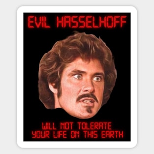 EVIL HASSELHOFF / Garthe Knight Sticker